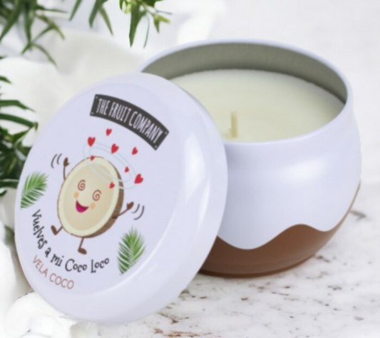 bougie de cire végétale coco