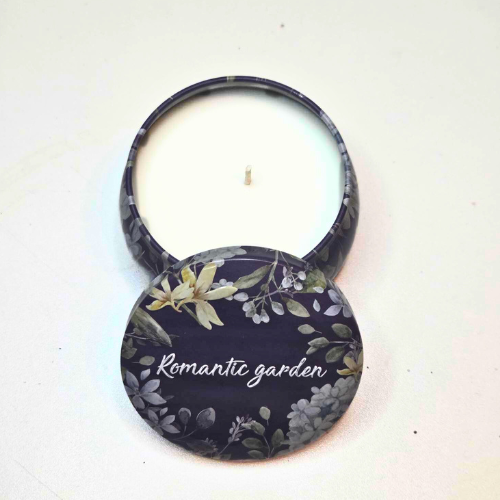 bougie jardin romantique